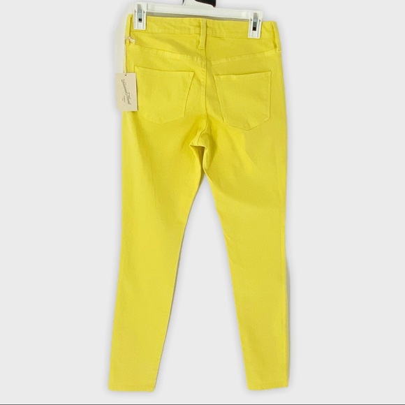 New Universal Thread Skinny High Rise Jeans Lemon - Picture 4 of 4
